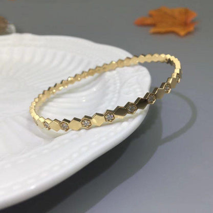 [Azure Tears]BEE LOVE GOLD DIAMOND BRACELET