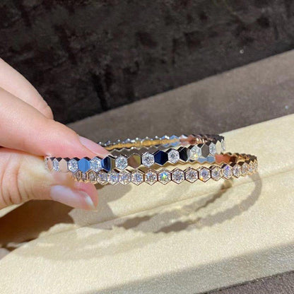 [Azure Tears]BEE LOVE GOLD BRACELET FULL DIAMOND