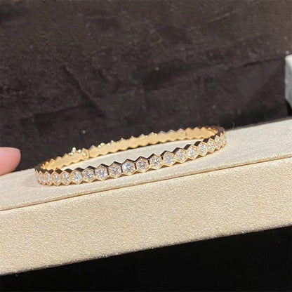 [Azure Tears]BEE LOVE GOLD BRACELET FULL DIAMOND