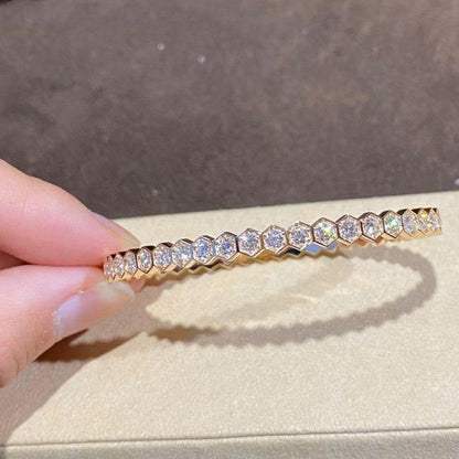[Azure Tears]BEE LOVE GOLD BRACELET FULL DIAMOND