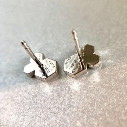 [Azure Tears]BEE LOVE SILVER DIAMOND EARRINGS