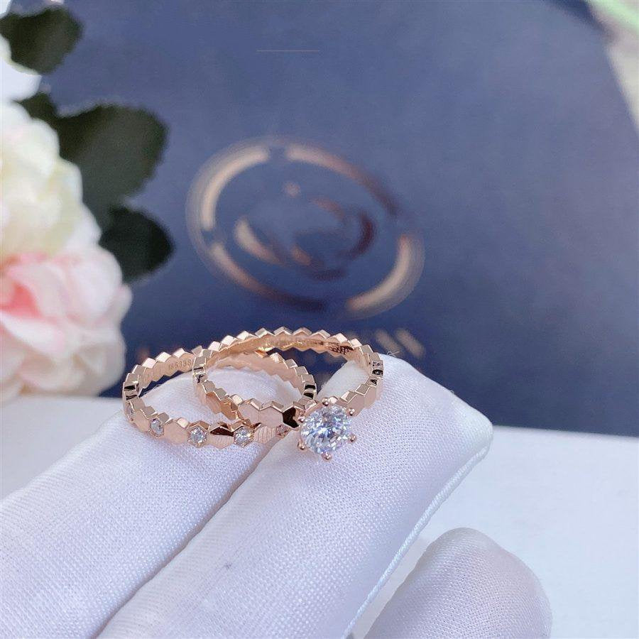 [Azure Tears]BEE LOVE RING ROSE GOLD 1 DIAMOND