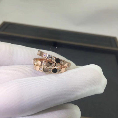 [Azure Tears]BEE LOVE RING ROSE GOLD DIAMOND