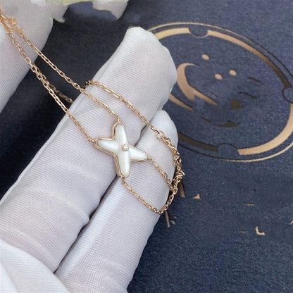 [Azure Tears]JEUX BRACELET WHITE MOP ROSE GOLD 1 DIAMOND