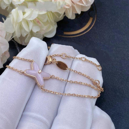 [Azure Tears]JEUX BRACELET PINK MOP ROSE GOLD 1 DIAMOND
