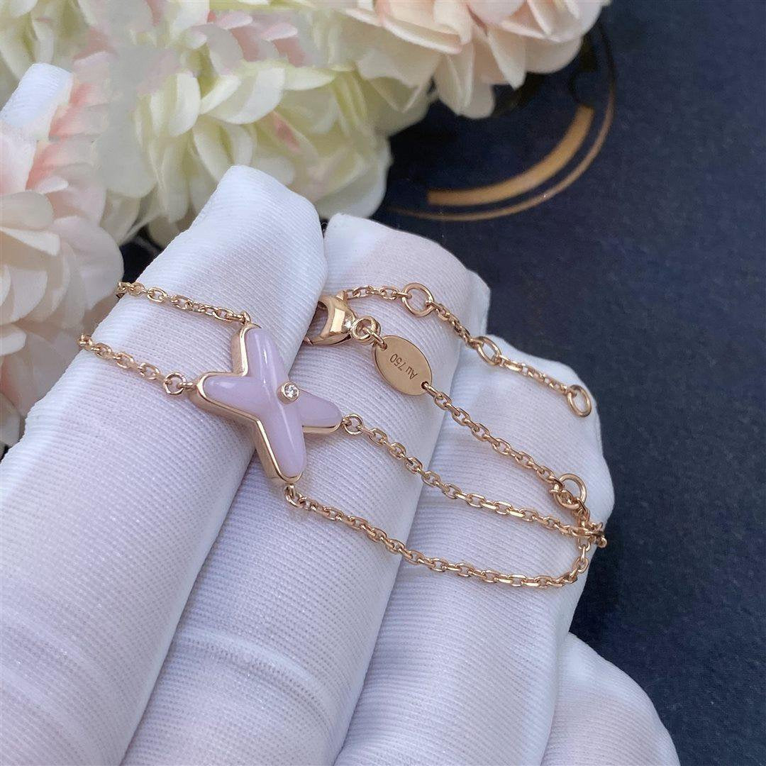 [Azure Tears]JEUX BRACELET PINK MOP ROSE GOLD 1 DIAMOND
