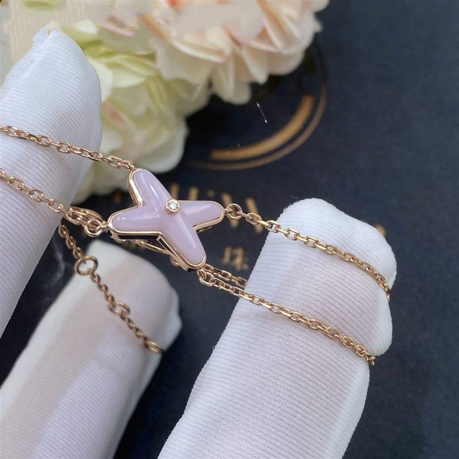 [Azure Tears]JEUX BRACELET PINK MOP ROSE GOLD 1 DIAMOND