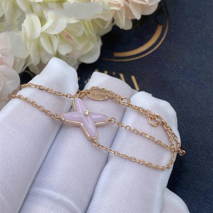[Azure Tears]JEUX BRACELET PINK MOP ROSE GOLD 1 DIAMOND