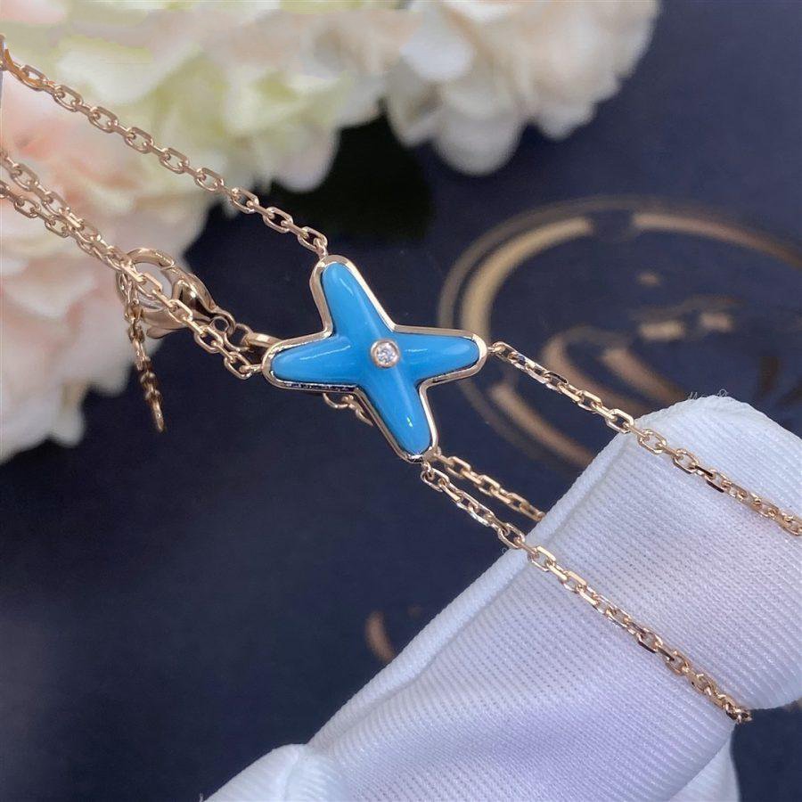 [Azure Tears]JEUX BRACELET TURQUOISE ROSE GOLD 1 DIAMOND