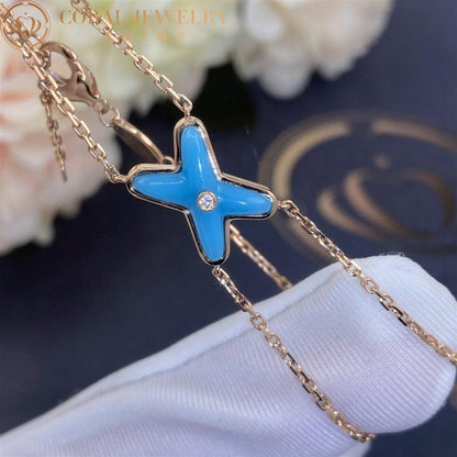 [Azure Tears]JEUX BRACELET TURQUOISE ROSE GOLD 1 DIAMOND