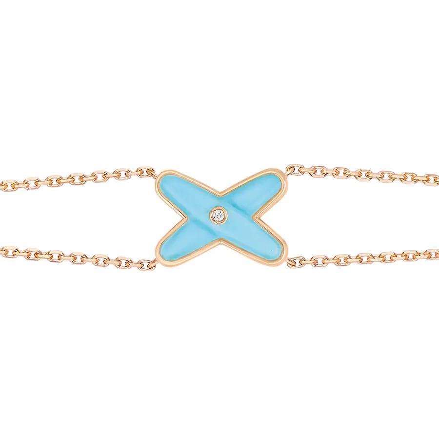 [Azure Tears]JEUX BRACELET TURQUOISE ROSE GOLD 1 DIAMOND