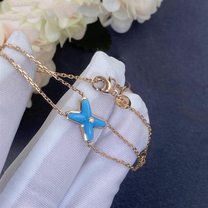 [Azure Tears]JEUX BRACELET TURQUOISE ROSE GOLD 1 DIAMOND