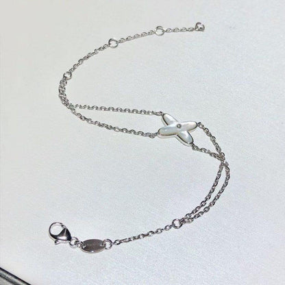 [Azure Tears]JEUX BRACELET WHITE MOP SILVER 1 DIAMOND