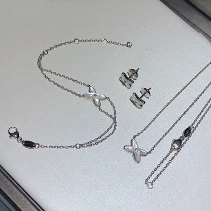 [Azure Tears]JEUX BRACELET WHITE MOP SILVER 1 DIAMOND