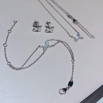 [Azure Tears]JEUX BRACELET WHITE MOP SILVER 1 DIAMOND