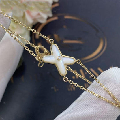 [Azure Tears]JEUX BRACELET WHITE MOP GOLD 1 DIAMOND