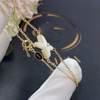 [Azure Tears]JEUX BRACELET WHITE MOP GOLD 1 DIAMOND