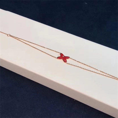 [Azure Tears]JEUX BRACELET CARNELIAN ROSE GOLD 1 DIAMOND