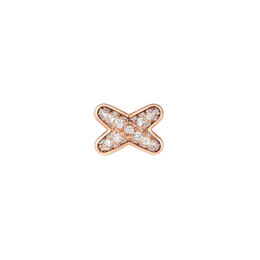 [Azure Tears]JEUX DE ROSE GOLD DIAMOND EARRINGS