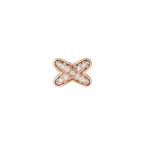 [Azure Tears]JEUX DE ROSE GOLD DIAMOND EARRINGS