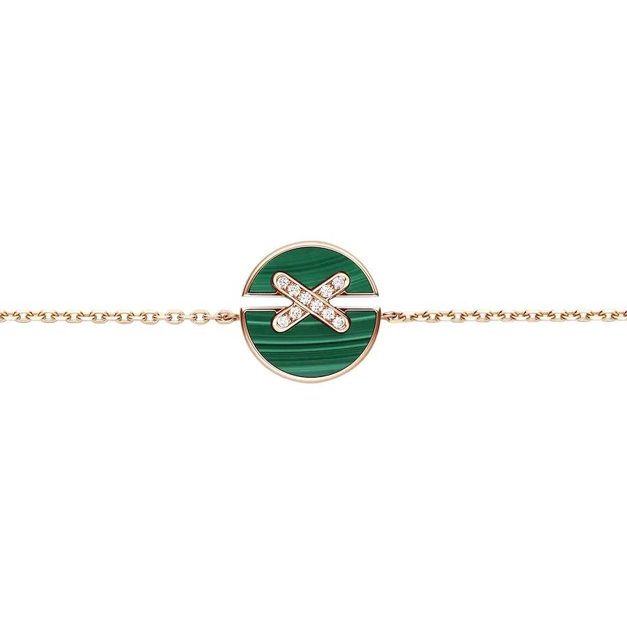 [Azure Tears]JEUX DE BRACELET MALACHITE ROSE GOLD DIAMONDS