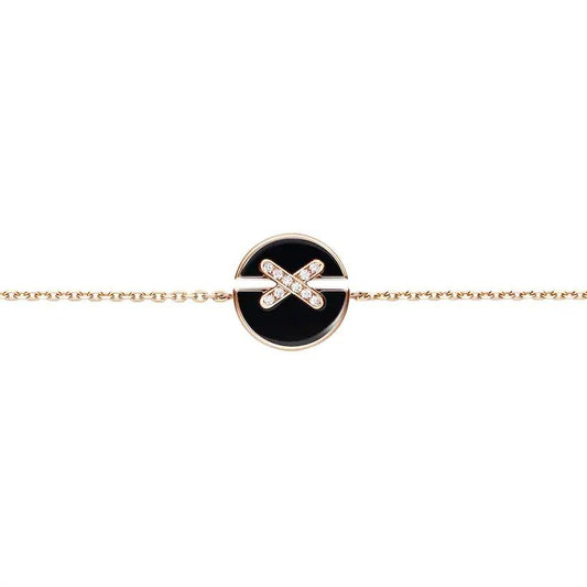 [Azure Tears]JEUX DE BRACELET ONYX ROSE GOLD DIAMOND