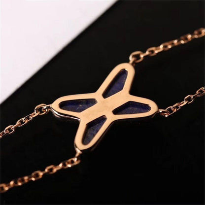 [Azure Tears]Hollow Design Four-Leaf Clover Flower Shape Ring