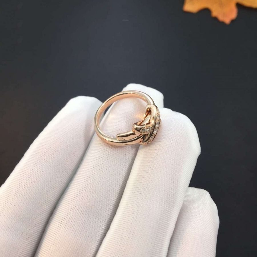 [Azure Tears]JEUX DE ROSE GOLD DIAMOND RING