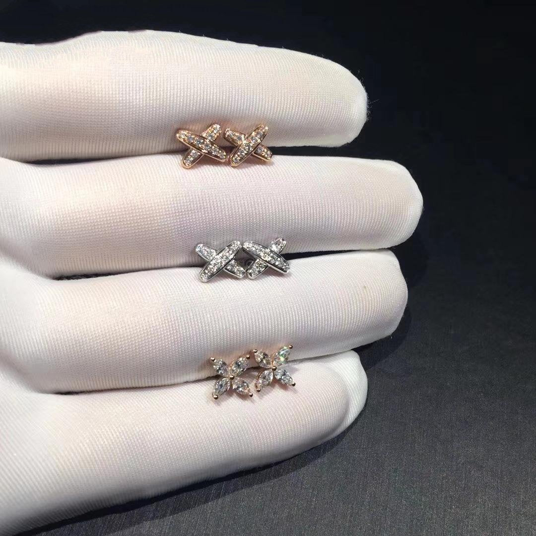 [Azure Tears]JEUX DE DIAMOND EARRINGS