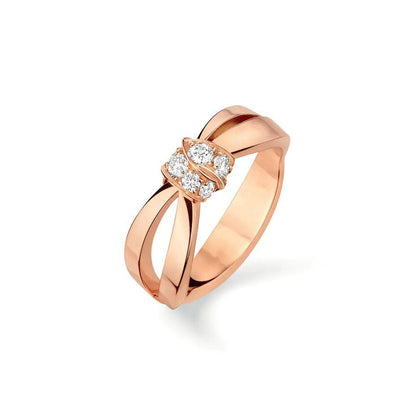 [Azure Tears]LIENS RING ROSE GOLD DIAMOND
