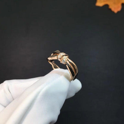 [Azure Tears]LIENS RING ROSE GOLD DIAMOND