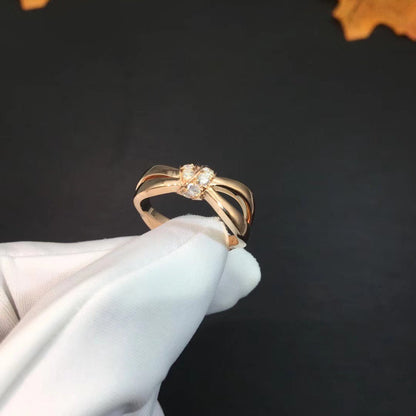[Azure Tears]LIENS RING ROSE GOLD DIAMOND