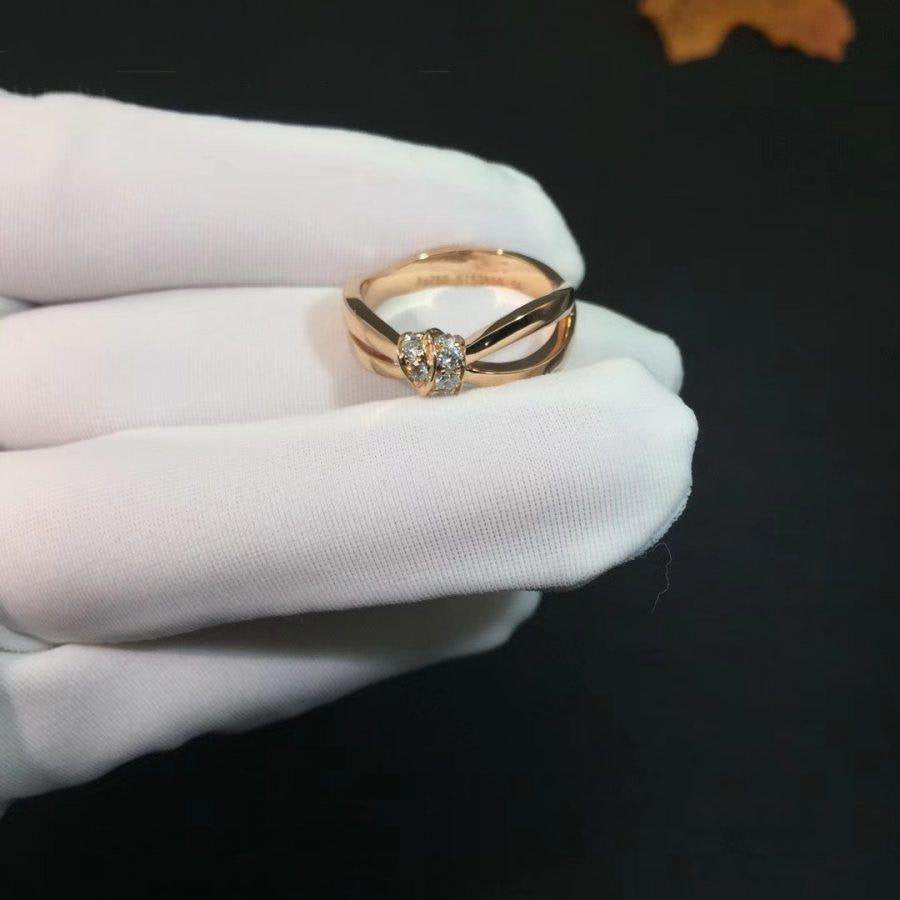 [Azure Tears]LIENS RING ROSE GOLD DIAMOND