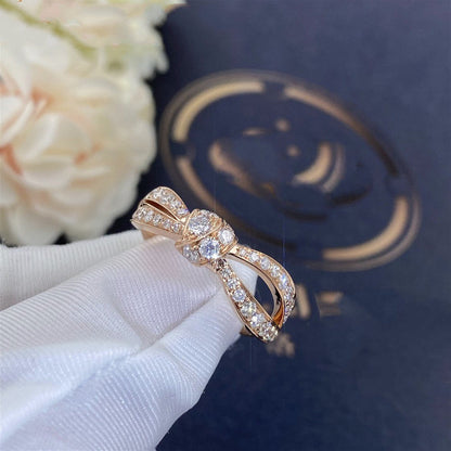 [Azure Tears]LIENS ROSE GOLD DIAMOND RING