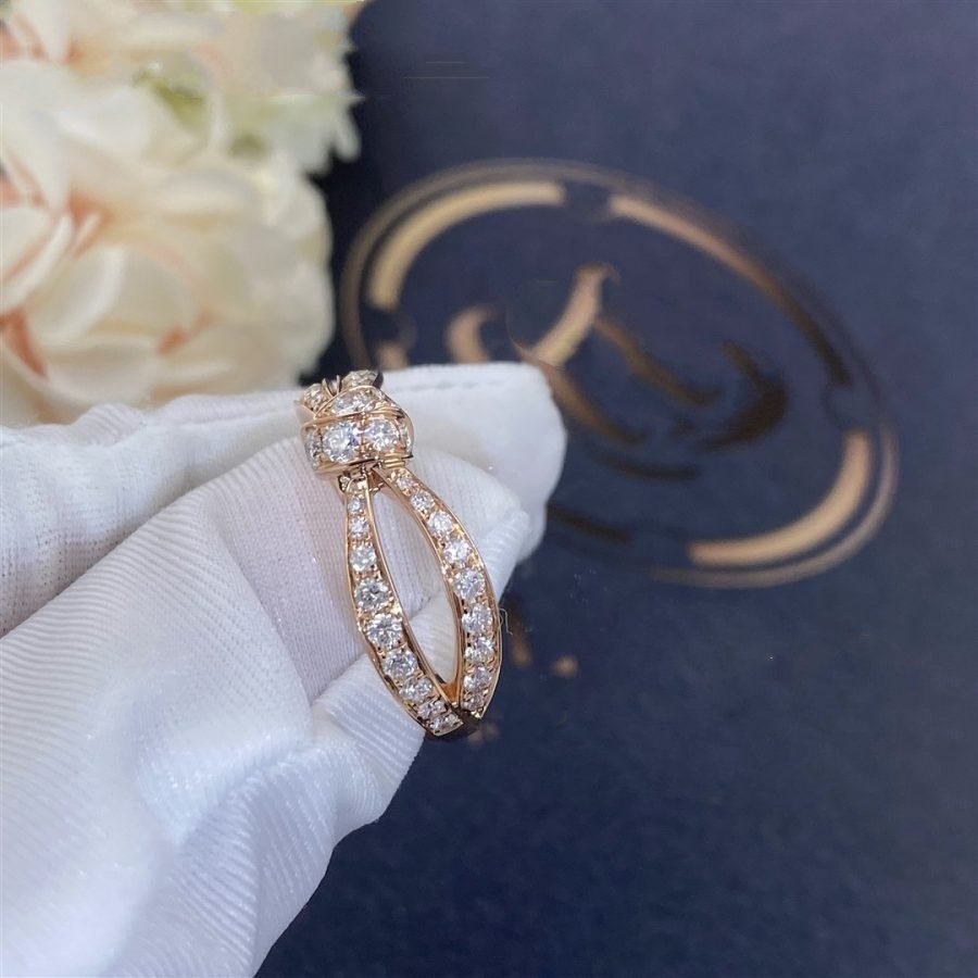 [Azure Tears]LIENS ROSE GOLD DIAMOND RING