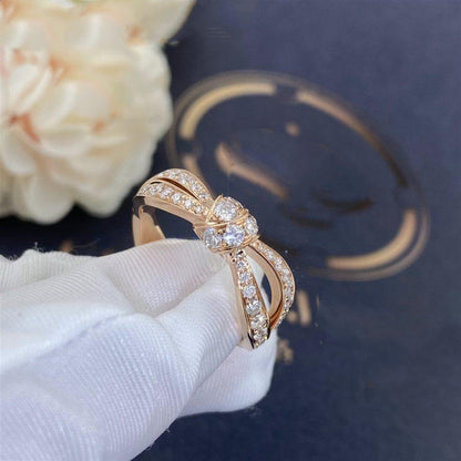 [Azure Tears]LIENS ROSE GOLD DIAMOND RING