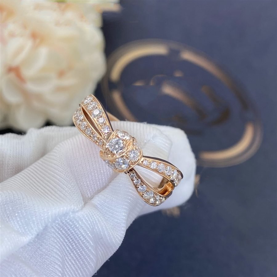 [Azure Tears]LIENS ROSE GOLD DIAMOND RING