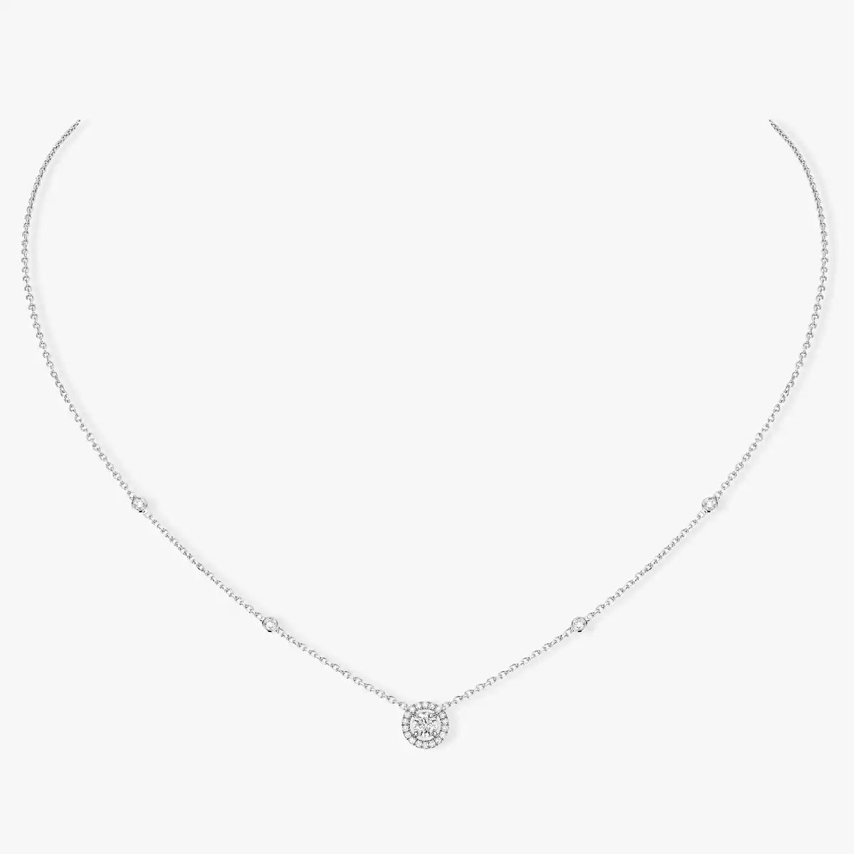 [Azure Tears]JOY PENDANT DIAMOND NECKLACE
