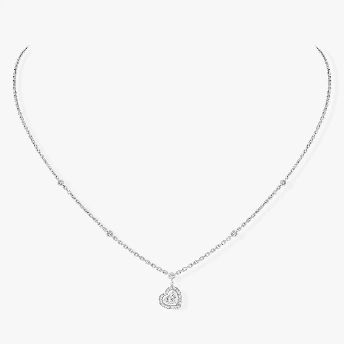 [Azure Tears]CLASSIC HEART PENDANT NECKLACE