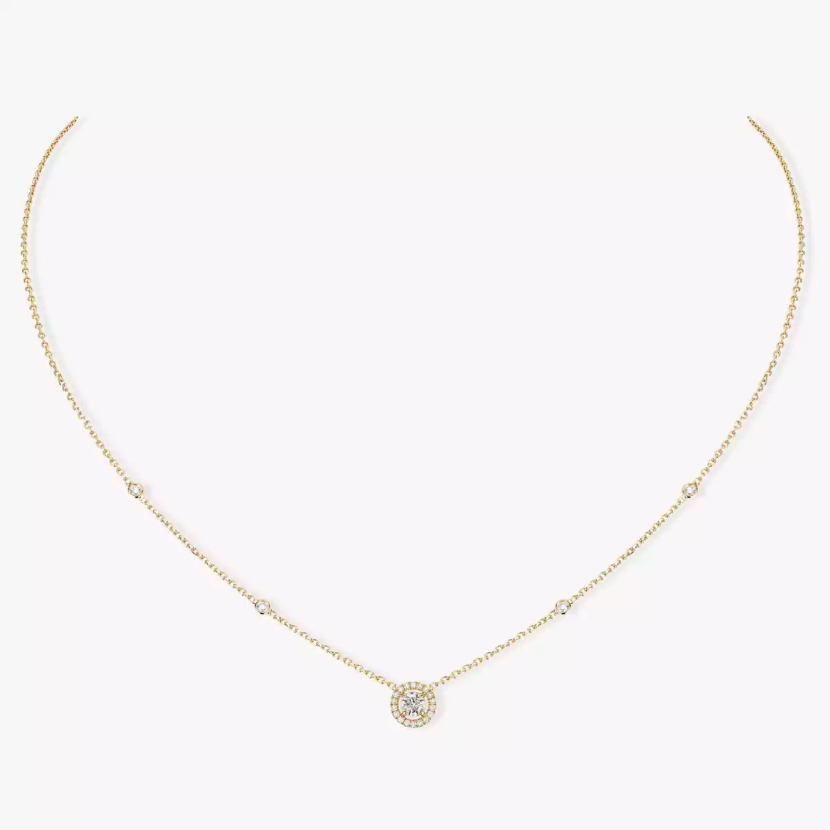 [Azure Tears]JOY PENDANT DIAMOND NECKLACE