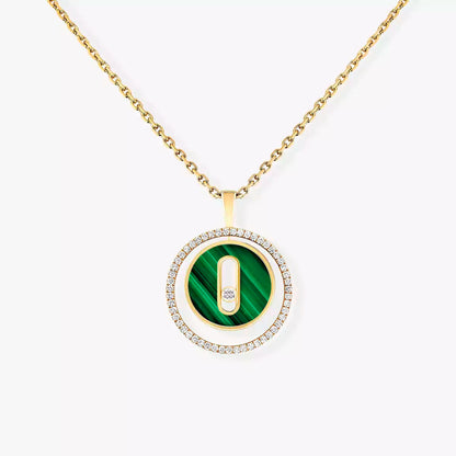 [Azure Tears]LUCKY MOVE DIAMOND NECKLACE