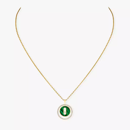 [Azure Tears]LUCKY MOVE DIAMOND NECKLACE