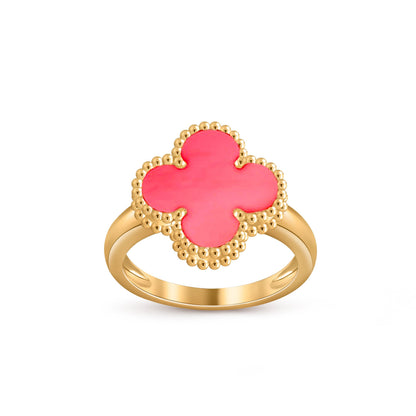 [Azure Tears]LUCKY CLOVER VINTAGE GOLD RING COLLECTION