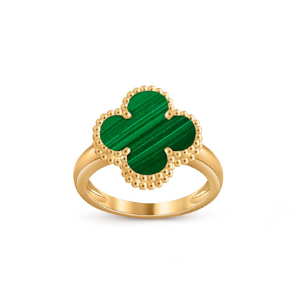 [Azure Tears]LUCKY CLOVER VINTAGE GOLD RING COLLECTION