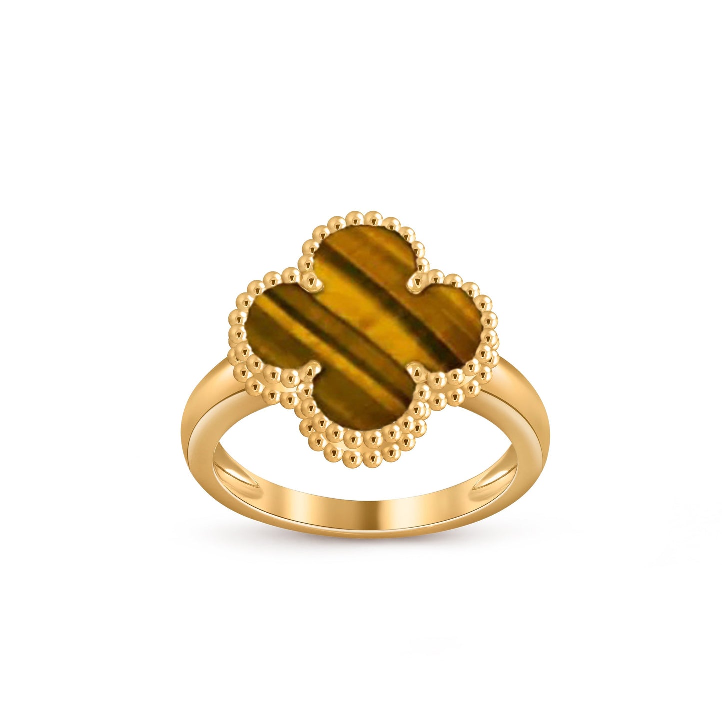 [Azure Tears]LUCKY CLOVER VINTAGE GOLD RING COLLECTION