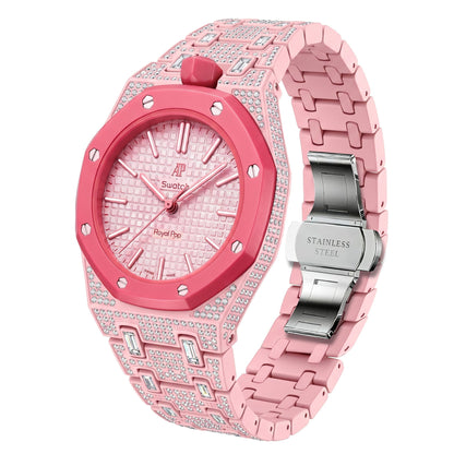[Azure Tears]Royal Oak Pop Exclusive Bioceramic Case & Bioceramic Strap Full Diamond