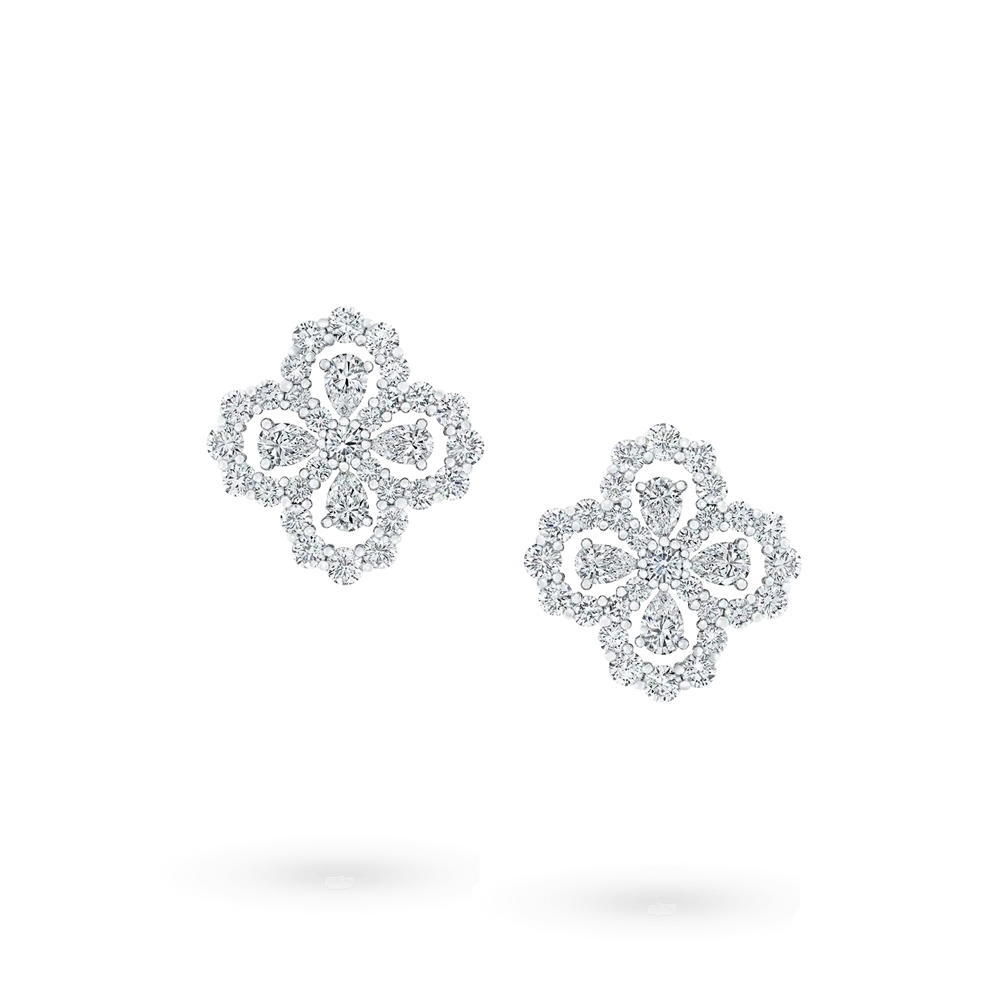 [Azure Tears]LOOP EARRINGS FULL MOTIF DIAMOND 16MM