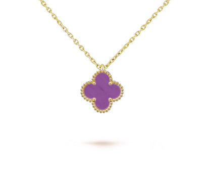 [Azure Tears]9.5MM MINI CLOVER PENDANT NECKLACE COLLECTION