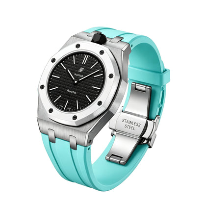 [Azure Tears]Royal Oak Pop Exclusive Steel Case & Silicone Strap With Cradle