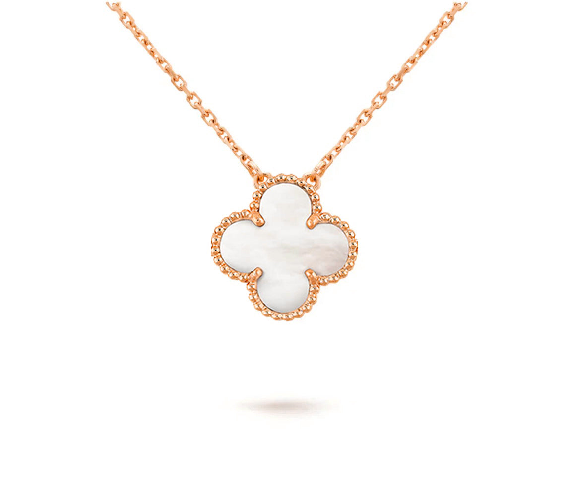 [Azure Tears]15MM CLOVER FLOWER PENDANT NECKLACE COLLECTION